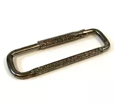 Vintage Arrow Lifschultz Freight Forwarder Carabiner Clip Keychain Metal 2”