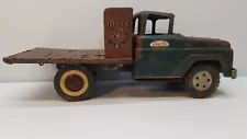 1958 Pressed Steel Tonka Farms Stake Bed Truck for parts or restore