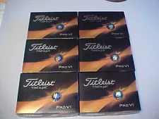 NEW 2023 2024 6 DOZEN (72 GOLF BALLS) TITLEIST WHITE PRO V1 GOLF BALLS, NO LOGOS