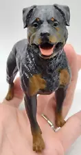 Rottweiler Dog Hard Plastic PVC Toy Breed Figurine