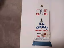 Vintage US Postage Stamp Vending Machine for 10 and 15 cent stamps- EMPTY