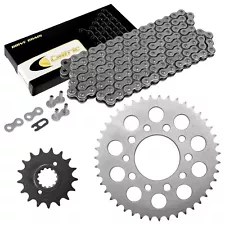 Drive Chain & Sprockets Kit for Honda CBR1000F Hurricane 1000 1987 1988 (For: 1988 Honda)