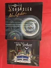 LOT 2---1952 & 1956 CHRYSLER "NEW YORKER" Car Dealer Sales Brochures