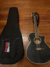 Dean FM-TBK Acoustic Electric Guitar & Case W/ Gator Case