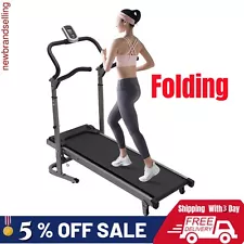 USED!!!!Folding Treadmill With incline Running Fitness Jogging Machine Home Use