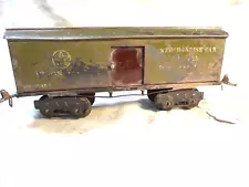 Ives 125 Union Line Merchandise Car Rare D Olive Prewar O gauge X5043