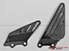 2006-2023 Kawasaki Ninja ZX-14, ZZR1400 Heel Plates - 100% Carbon Fiber