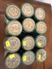 EDISON CYLINDER RECORDS LOT OF 12 WITH BOXES