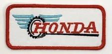 Honda Motorcycles ATV Racing Iron Sew On Patch Retro Vintage Style Hat Cap