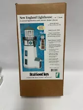 New 1:24 Real Good Toys H-LH22 New England Lighthouse 9 3/4" x 9 3/4" x 21 1/2"