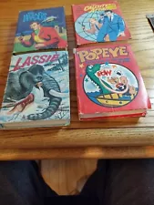 1960's Big Little Books 8 Different-Poyeye, Lassie,Bugs Bunny and more