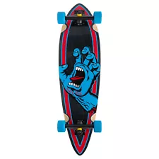 Santa Cruz Skateboards Screaming Hand Pintail Longboard Cruiser 9.2" x 33"