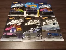 Hot Wheels - Fast & Furious - Lot of 6 Different Cars - NEW sealed