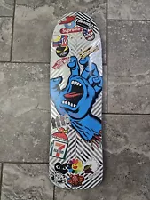 Used Santa Cruz Screaming Hand Skateboard 31x9.25