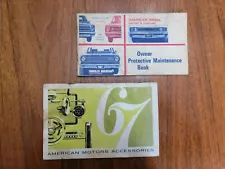 1967 American Motors AMC Rambler Marlin Owners Operators Manual + Accessories