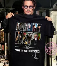 Johnny Depp T shirt, HOT thank you for the memories shirt all size, shirt-new