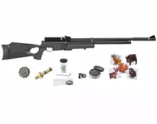 Hatsan AT44PA10 Pump Action Long QES Air Rifle with Targets and Pellets Bundle