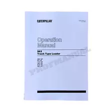 New ListingCaterpillar 963 Track Type Loader Operators Manual