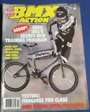 BMX ACTION MAGAZINE-JULY 1984-HARRY LEARY COVER-MONGOOSE PRO CLASS-HUTCH RAIDER
