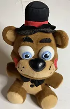 FNAF Five Nights At Freddy's Toy Freddy Fazbear Plush Funko 2016 Red Cheeks READ