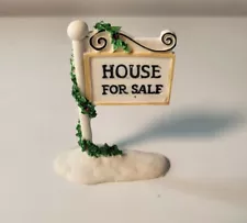 Dept. 56 Accessory - House For Sale Sign 1987-1989 Christmas Village