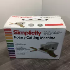 Simplicity Rotary Cutting Machine Fabric Quilting Scrapbooking 881950W - READ