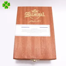 Balmoral Anejo XO Connecticut Torpedo Empty Wood Cigar Box 7.25" x 5" x 3.5"