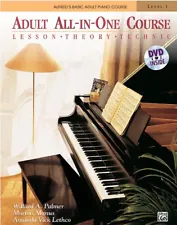 Adult All-in-One Piano Course Book Level 1 Theory Technic