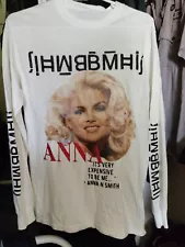 Anna Nicole Smith playboy playmate long sleeves shirt medium