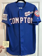 Majestic Compton Jersey sz Small Jennie Finch All Star Classic MLB game used bp