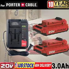 For PORTER CABLE PCC680L PCC685L PCC681L 20V Max Lithium-Ion Battery or Charger