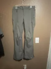 Woman’s ROXY Grey Snowboard/Skiing Pants Size M Slim Fit For Sale!