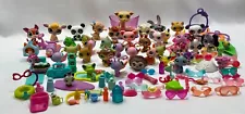 LPS Littlest Pet Shop Lot 44 Pets Variety Zoo Farm Pond Domestic + Accessories