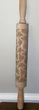 New Wooden Bees Etched Rolling Pin