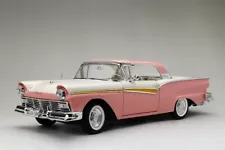 1957 FORD FAIRLANE 500 SKYLINER 1/18 scale DIECAST CAR SUN STAR 1344