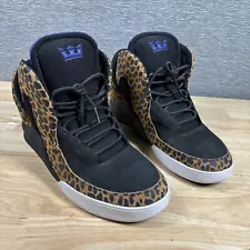 Supra x Lil Wayne Spectre Chimera Black/Cheetah Print Shoes Men’s Size 10