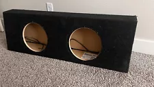 Two 12 Inch Subwoofer Box