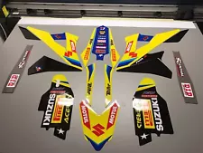 SUZUKI RMZ 450 2018 Super Durable MX Graphics Stickers kit Decallab MXGP Decals