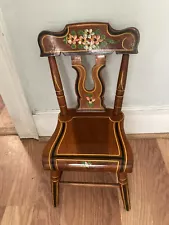 Amish Ebersol Intercourse PA Child’s Chair Vintage 1968 Excellent