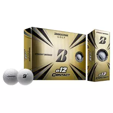 NEW Bridgestone e12 Contact 2021 Golf Balls White - Choose Quantity