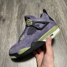 Jordan 4 Retro Mid Canyon Purple Size 7.5W/6M AQ9129-500 Purple Black Green