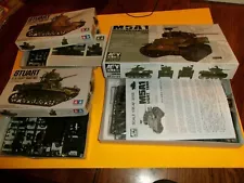 (2) Tamiya 1/35 Stuart Light Tank + AFV Club 1/35 M5A1 Stuart (clearance sale)