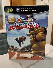 2005 Nintendo Mario Baseball Gamecube VTG 18x13x3.5" Promo Box Store Display