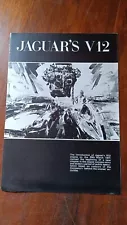 Jaguar V12 Engine Brochure 1971