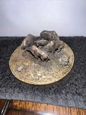 Bison/Buffalo Cast Bronze Sculpture