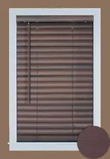 Achim Home Furnishing Cordless GII Luna 2" Slat Mahogany Venetian Window Blinds