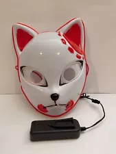 Japanese Anime Fox Mask - Halloween Cosplay Costume Party Prop