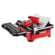 Goldblatt 7Inch Wet Tile Saw Electric Ceramic Tile Cutter Tool w/Extension Table