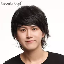 Men full wig for Sale natural wave similar human hair men wig party cosplay wig