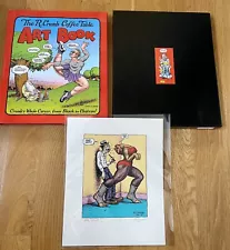 Robert (R.) CRUMB: Coffee Table Art Book DELUXE Edition w/ SIGNED Silkscreen NEW